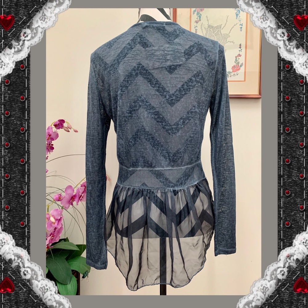 Elena Baldi Made In Italy Open Front Cardigan